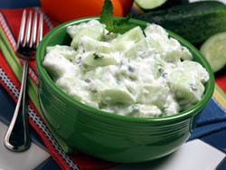 Cool and Creamy Cucumber Salad