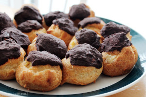 Chocolate-Covered Cream Puffs