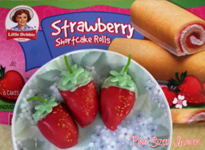 Copycat Little Debbie Strawberry Shortcake Strawberries