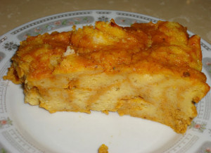 Thanksgiving Pumpkin Breakfast Casserole