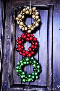 Ornament Wreath Trio