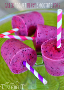 Frozen Berry Smoothie Pops