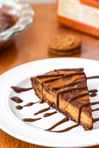 Nutella-Swirled Pumpkin Pie