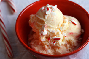 Peppermint Candy Cane Ice Cream