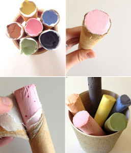 How to Make Sidewalk Chalk