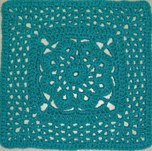 Victorian V Stitch Square