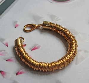 Jump Ring Coil Bracelet