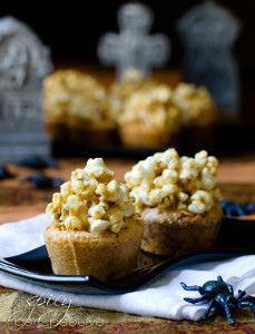 Muffin Tin Caramel Corn Blondies