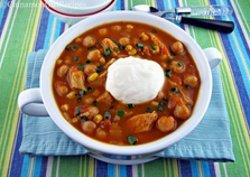 Slow Cooker Pumpkin Chicken Chili