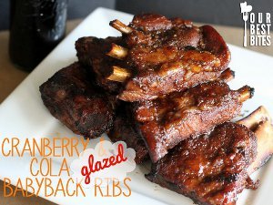 Cranberry and Cola Glazed Ribs