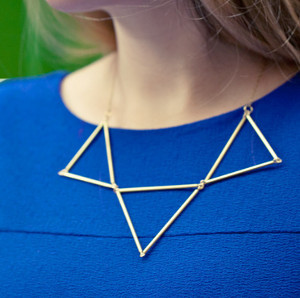 Triple Triangle Necklace