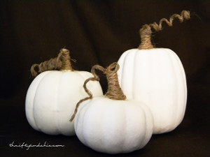 Ghostly White Pumpkins