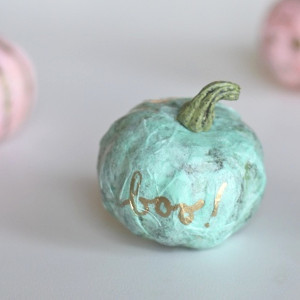 Pastel Tissue Paper Pumpkins