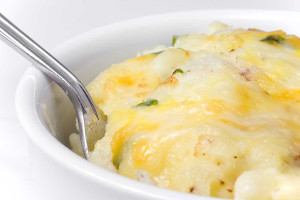 Creamy and Cheesy Baked Mash Potatoes