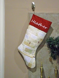 Scrappy Classic Christmas Stocking