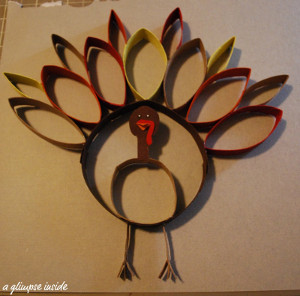 Cardboard Tube Turkey