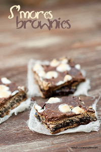 Easy Breezy Brownie-Filled S'mores