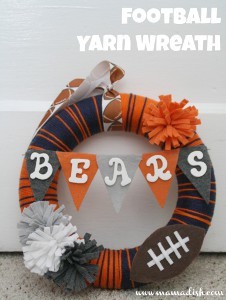 Team Spirit Yarn Wreath
