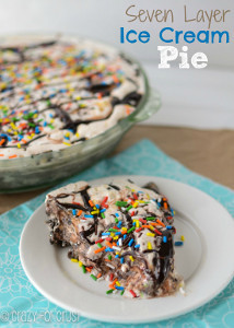 Seven Layer Ice Cream Pie