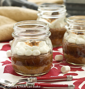 S'mores Jar Brownies