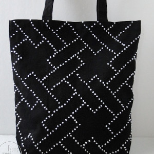 Dotty Embroidered Tote