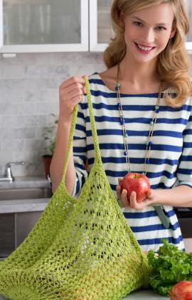 Mesh Knit Market Bag