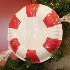 Paper Peppermint Ornament