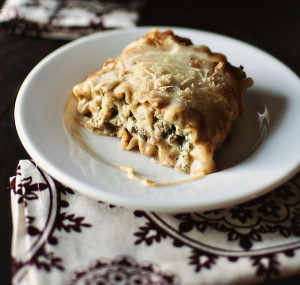 Pesto Artichoke Lasagna Rolls