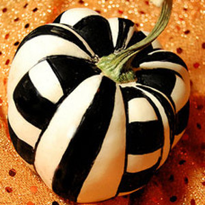 Polka Dot and Stripe Pumpkins