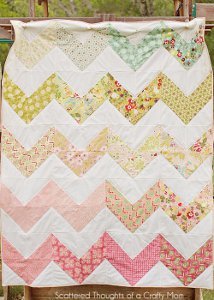 The Easiest Chevron Quilt