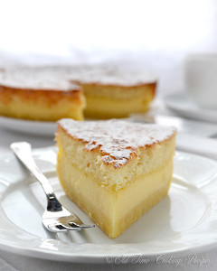 Grandmas Magic Custard Cake