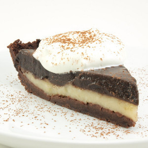 Irresistible Black and White Cream Pie