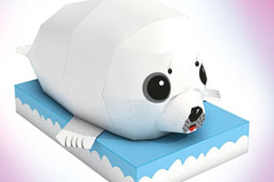 Printable Cute Baby Seal
