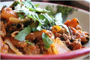 All-Day Beefy Pasta "Bake"