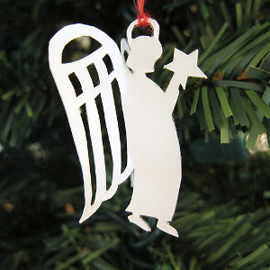 Easy Paper Angel Ornament