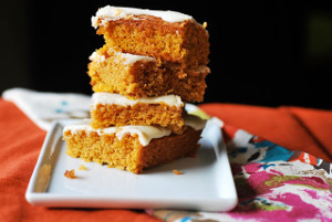 Unbelievable Frosted Pumpkin Bars