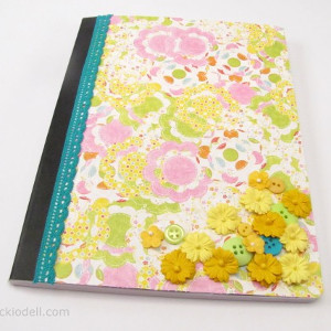 Embellished Composition Notebook Cover