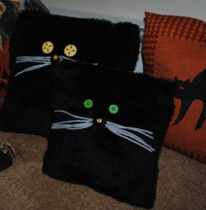 Black Cat Pillows