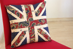 Union Jack Patchwork Cushion Cover
