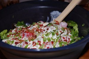 Overnight Ranch BLT Salad