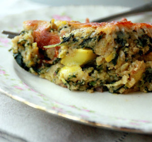 Squash and Spinach Casserole