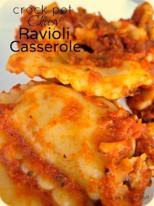 Cheesy Ravioli Casserole