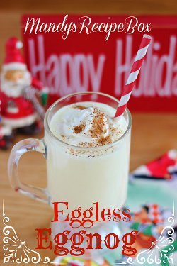 Homemade Eggless Eggnog