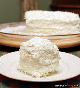 3 Ingredient Creamy Coconut Cake