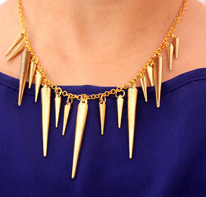 Easy Spiked Necklace