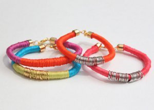 Wrapped Jump Ring Bracelets