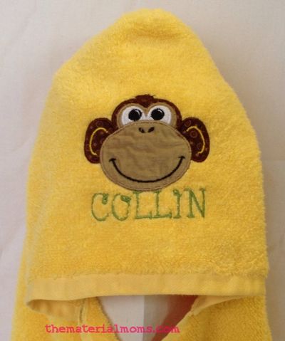 The Material Moms' Personalized Hooded Towel Review