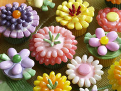 Floral Shower Cupcakes