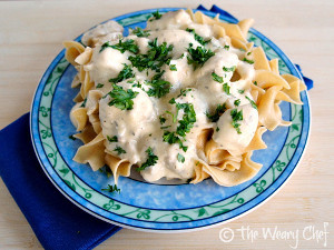 Dump and Go Chicken Stroganoff