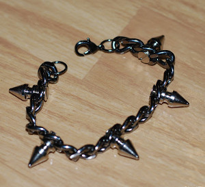 Spiked Chain Bracelet and Ring